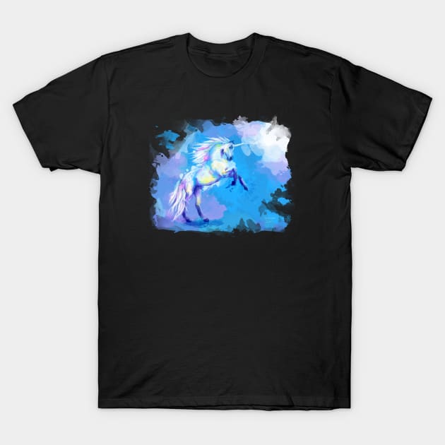 Unicorn Dream - fantasy animal T-Shirt by Flo Art Studio